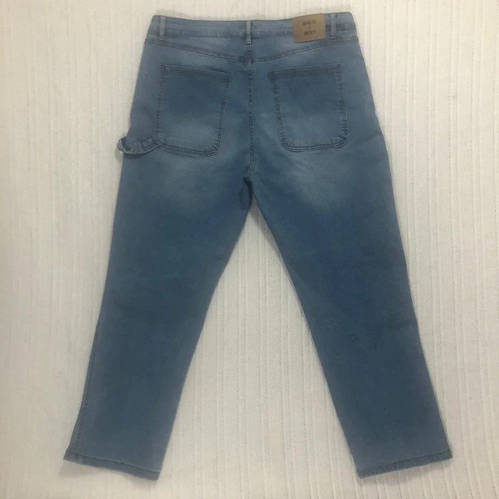 Articles Society Carpenter‎ Jeans Double Knee Denim Blue Workwear Pants 36W 30L